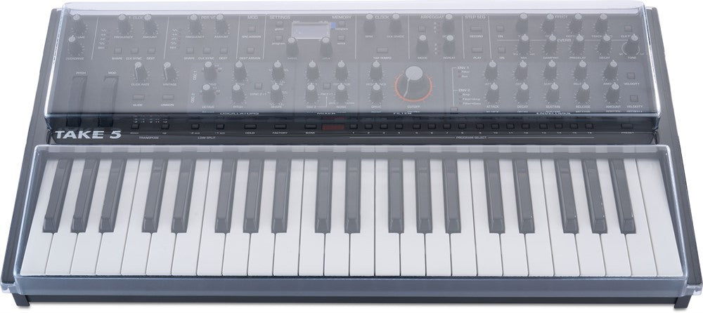 Decksaver Suojus cover tuotteelle Sequential Take 5 & Oberheim TEO-5 (Soft-Fit)