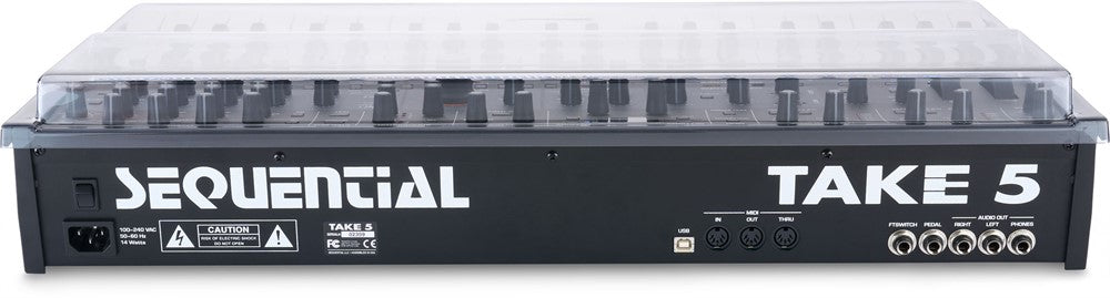 Decksaver Suojus cover tuotteelle Sequential Take 5 & Oberheim TEO-5 (Soft-Fit)