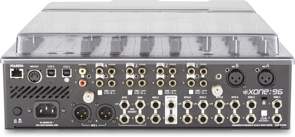 Decksaver Suojus cover Allen & Heath Xone:96 -laitteelle