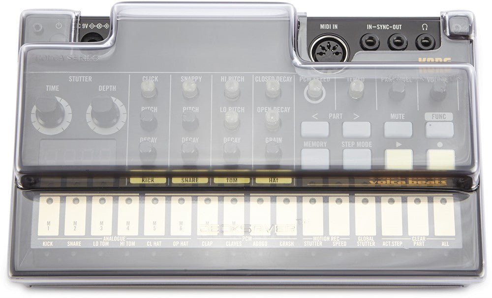 Decksaver Suojus cover tuotteelle Korg Volca Beats, Bass, FM, Keys & Sample