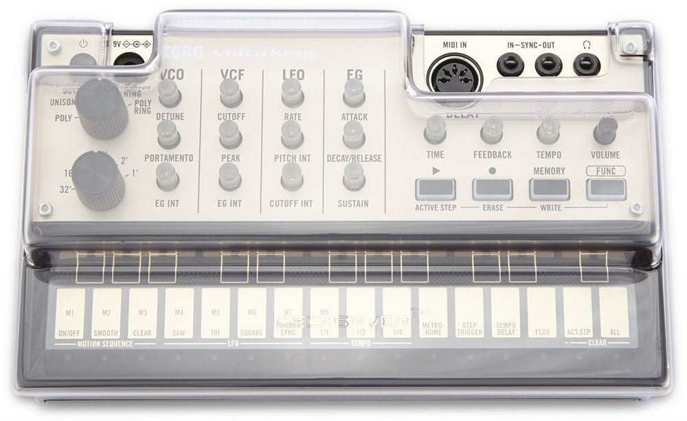 Decksaver Suojus cover tuotteelle Korg Volca Beats, Bass, FM, Keys & Sample