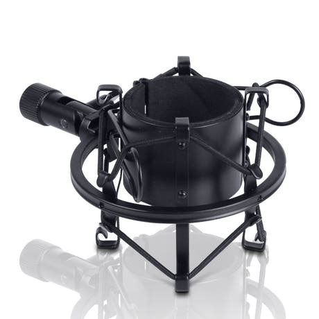 LD Systems DSM 45 Mikrotonit Shock Mount (Musta, 45-49mm)