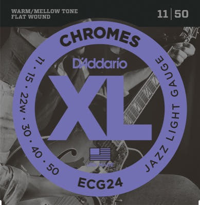 Daddario ECG24 Kitaran Kielet (Jazz Light, 11-50)