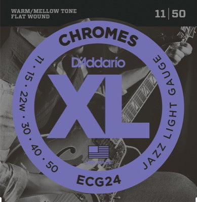 Daddario ECG24 Kitaran Kielet (Jazz Light, 11-50)
