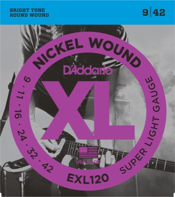 Daddario EXL120 Kitaran Kielet (Super Light, 09-42)
