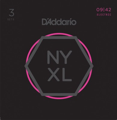 Daddario NYXL kitarajouset 3-pack (09-42)