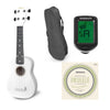 Reno RU150 Sopraano Ukulele (Valkoinen) Aloituspakkaus (Starter Kit)