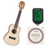 Reno RU320 Grand Concert Ukulele (Luonnollinen) Aloituspakkaus