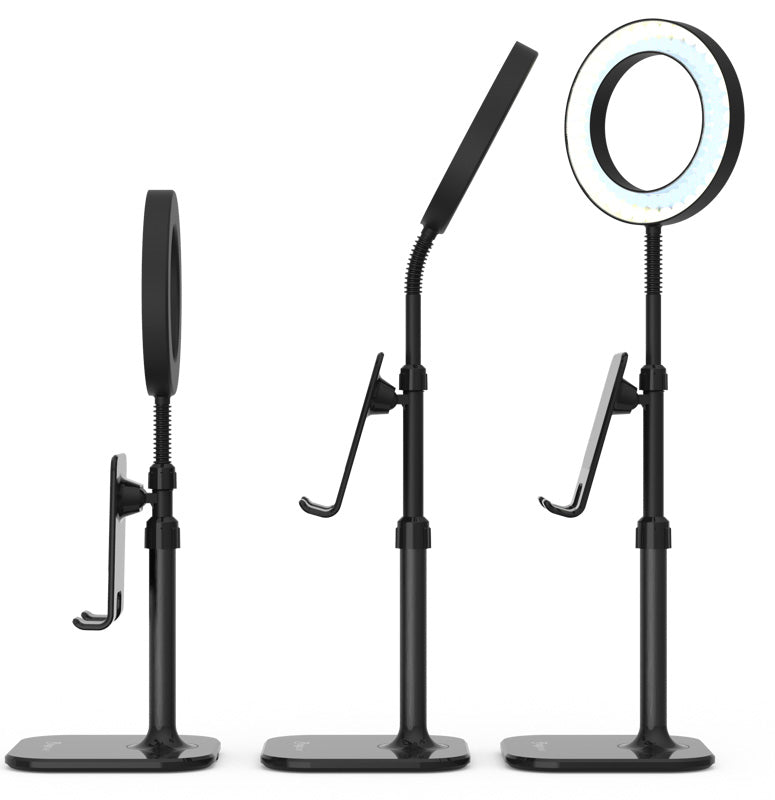 Digipower Success Mobile Holder w. 6" Ringlight -valaisin