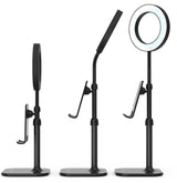 Digipower Success Mobile Holder w. 6" Ringlight -valaisin