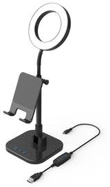 Digipower Success Mobile Holder w. 6" Ringlight -valaisin