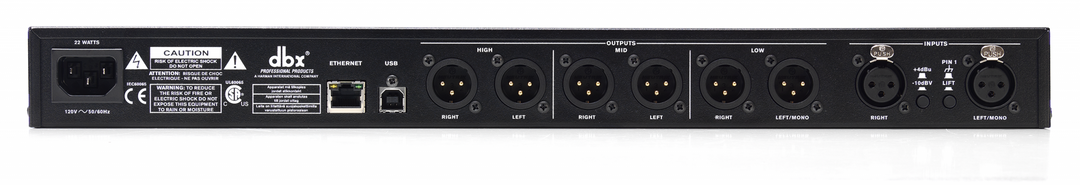 dbx DriveRack PA2 -prosessori