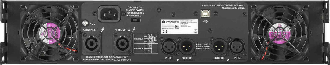 Dynacord L1800FD - Digitaalinen Vahvistin (2x950W, DSP)