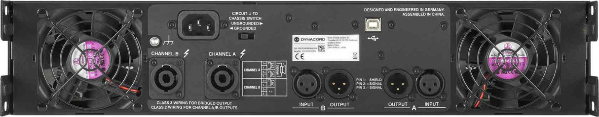 Dynacord L1800FD Digitaalinen vahvistin (2x950W, DSP)