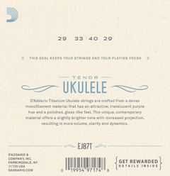 Daddario EJ87T Tenori Ukulele Kielet