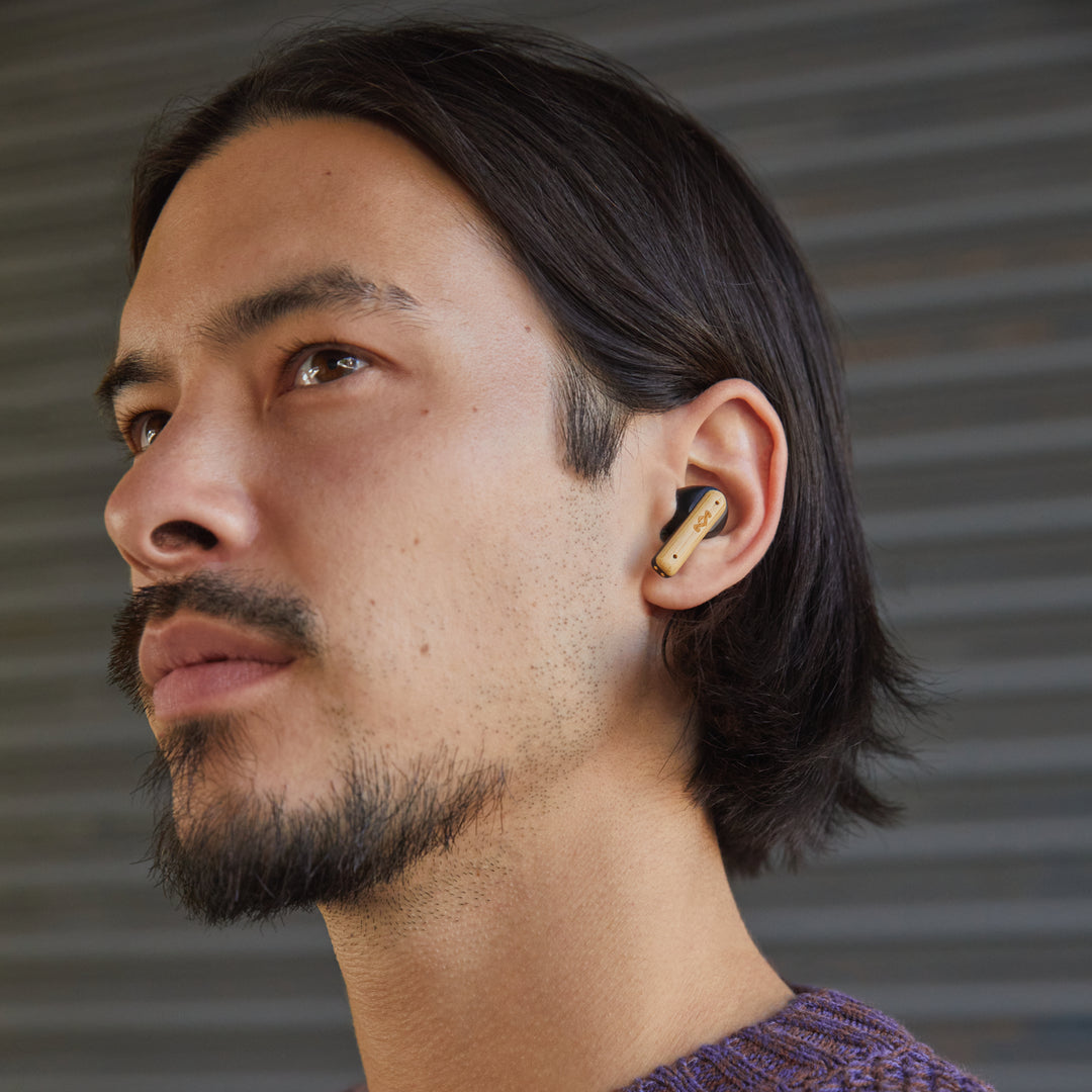 Marley Little Bird True Wireless -kuulokkeet, musta