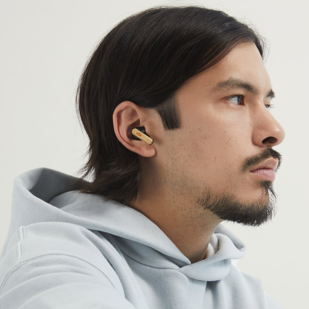 Marley Little Bird True Wireless -kuulokkeet, musta