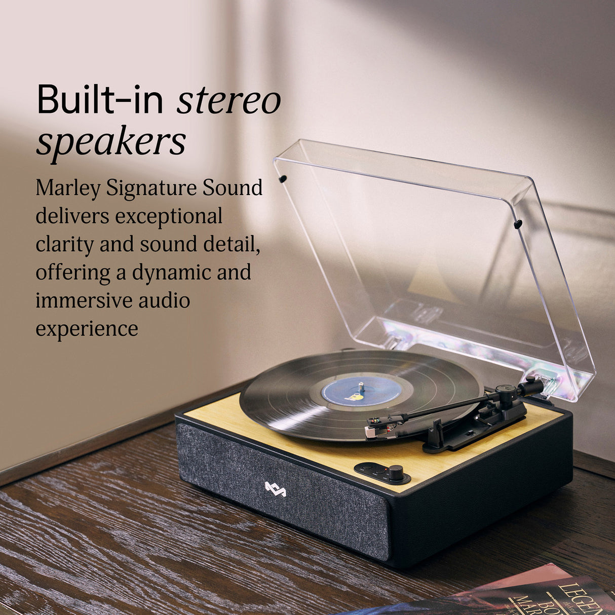 House of Marley Stir It Up Bluetooth Levytsoitin (Musta) 