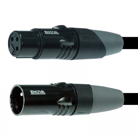 Enova XLR-kaapeli 3-pin analoginen ja AES DMX 2 meter