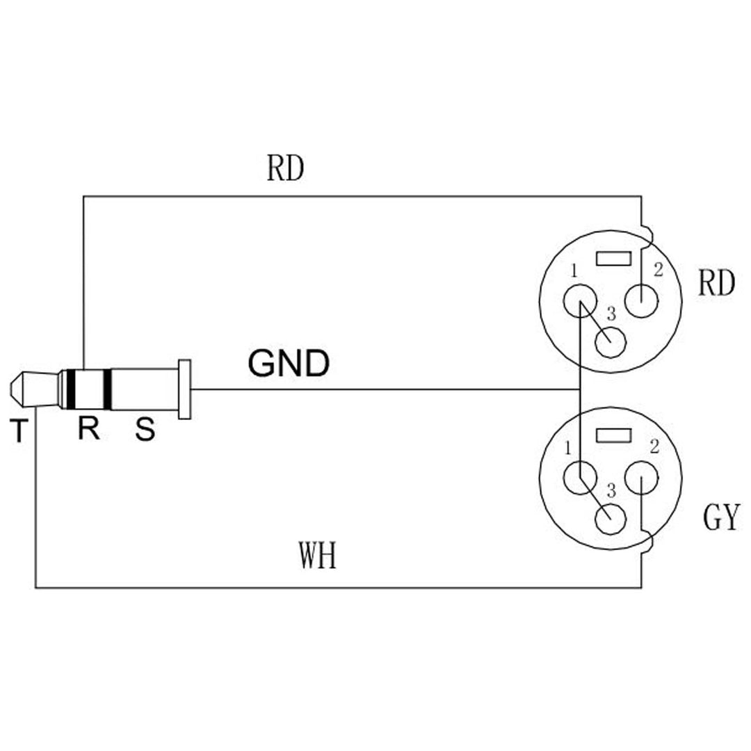 Enova Nxt 3-Pin XLR mikrofonikaapeli 1 meter