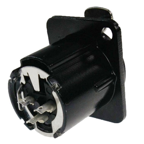 Enova 3 pol hun 3-Pin XLR chassis pistoke, sort