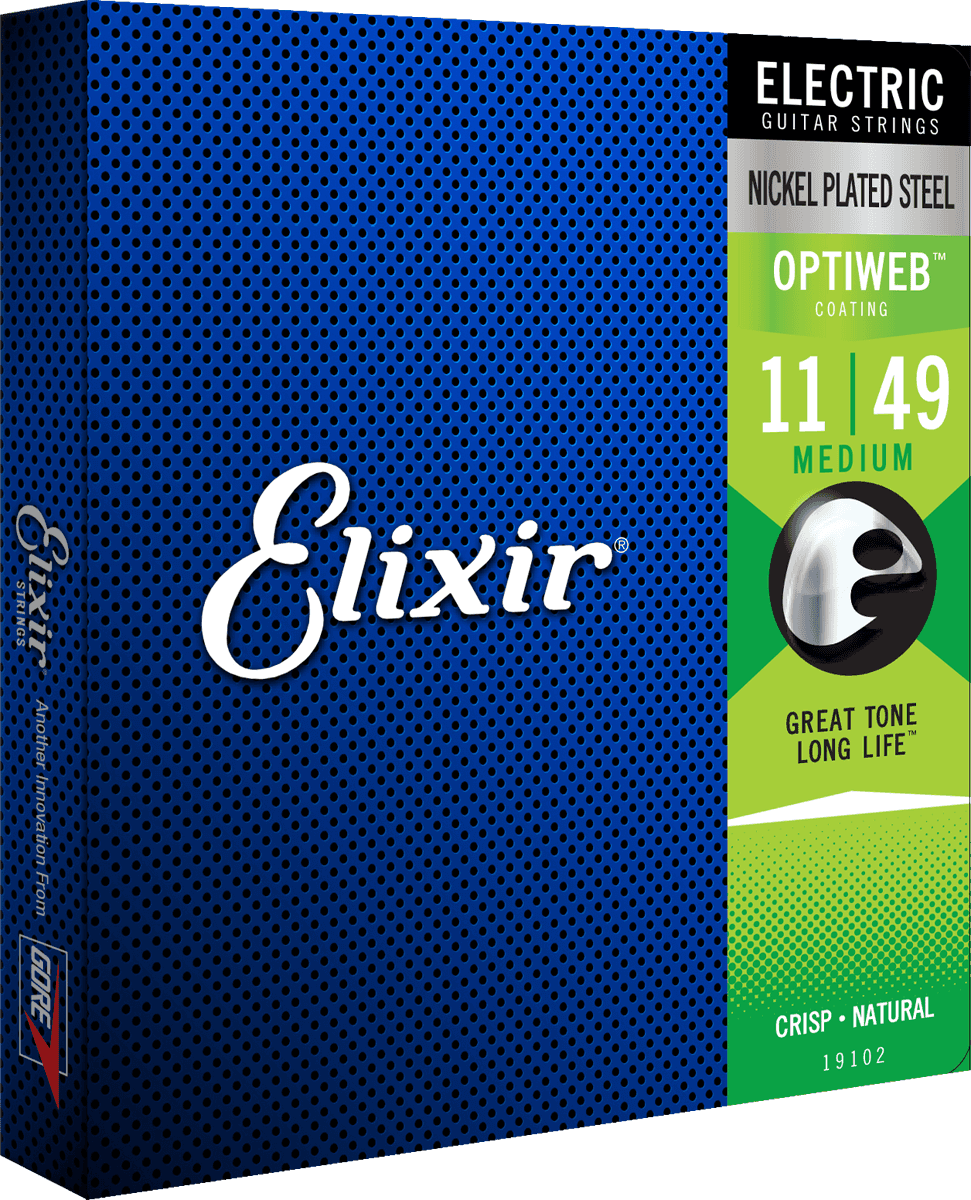 Elixir Optiweb kitarajouset (Medium, 11-49)