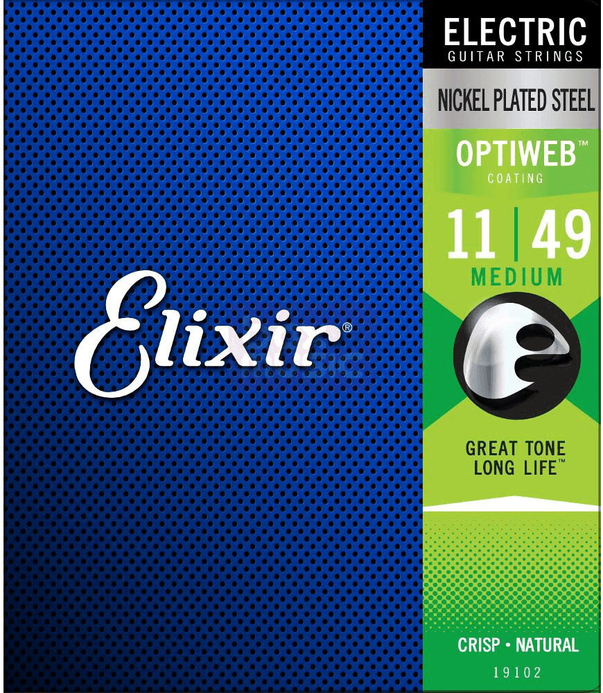 Elixir Optiweb kitarajouset (Medium, 11-49)