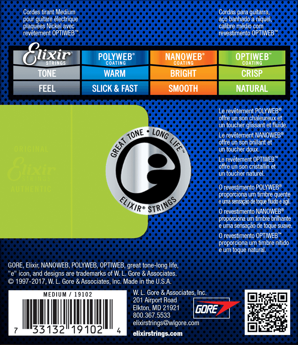 Elixir Optiweb Kitaran Kielet (Medium, 11-49)