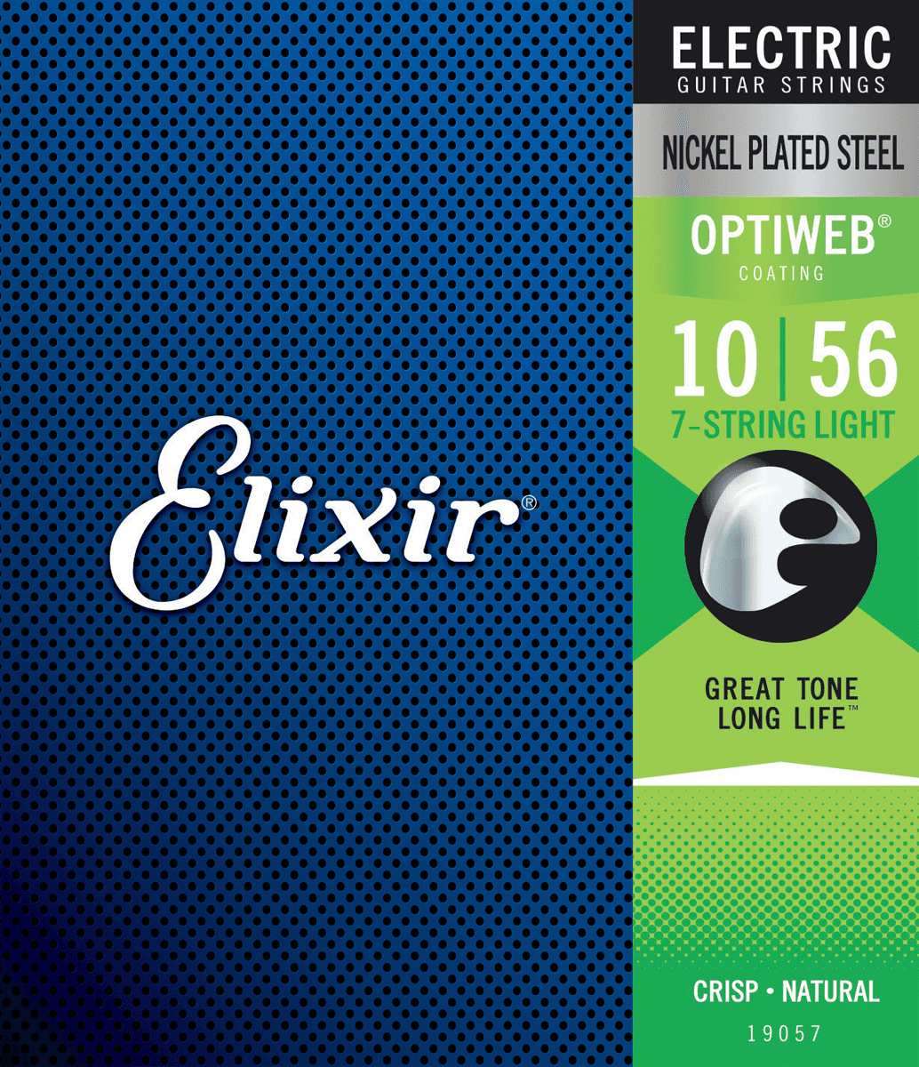 Elixir Optiweb Kitaran Kielet (7-String, 10-56 Light)