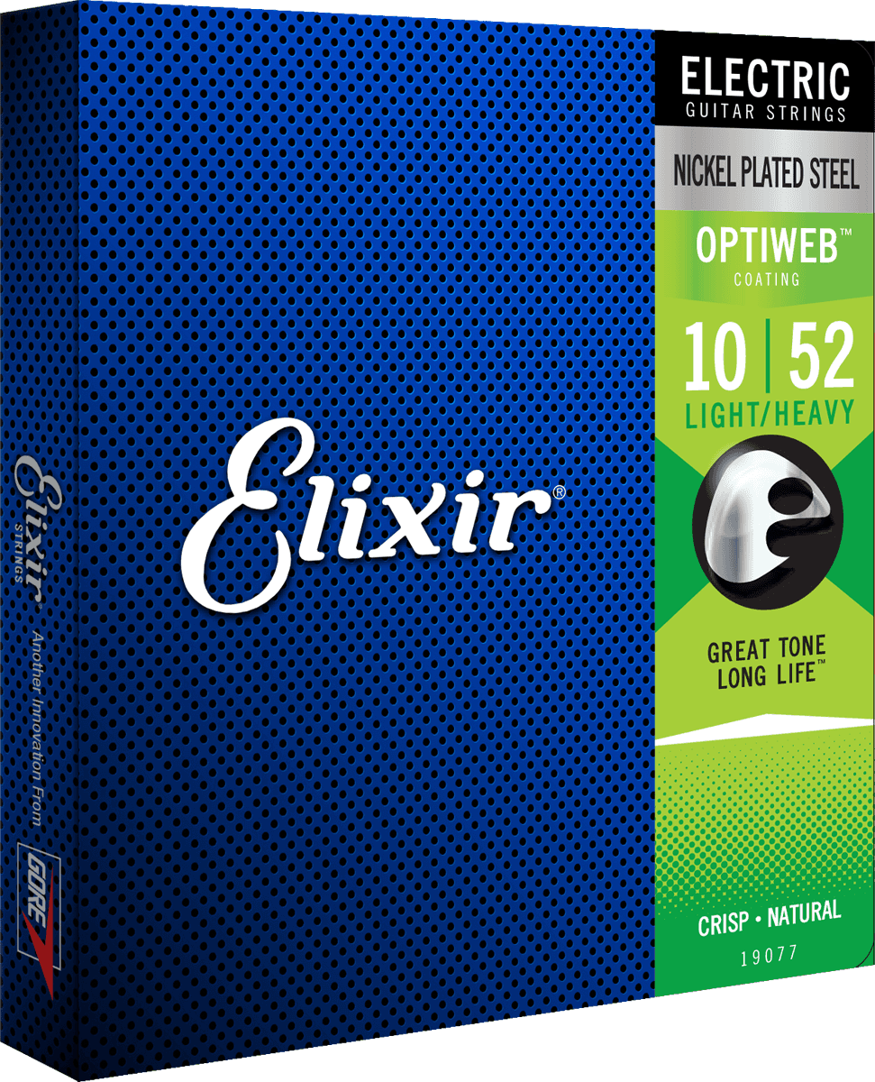 Elixir Optiweb kitarajouset (Light/Heavy, 10-52)