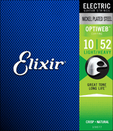 Elixir Optiweb kitarajouset (Light/Heavy, 10-52)