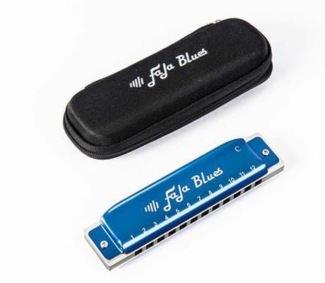 Easttop Fala 12 aukkoa Blues harp alumiinisella kammiolla - C- sävel