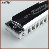 Easttop T008 Blues Harp Harmonikat (F, Hopea)