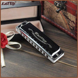 Easttop T008 Blues Harp Harmonikat (F, Hopea)