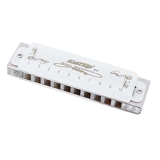 Easttop Blues harmonikat T008L - Hvid - Tone C