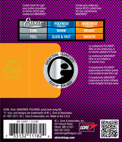 Elixir Nanoweb Bronze 80/20 Kitaran Kielet (HD Light, 13-53)