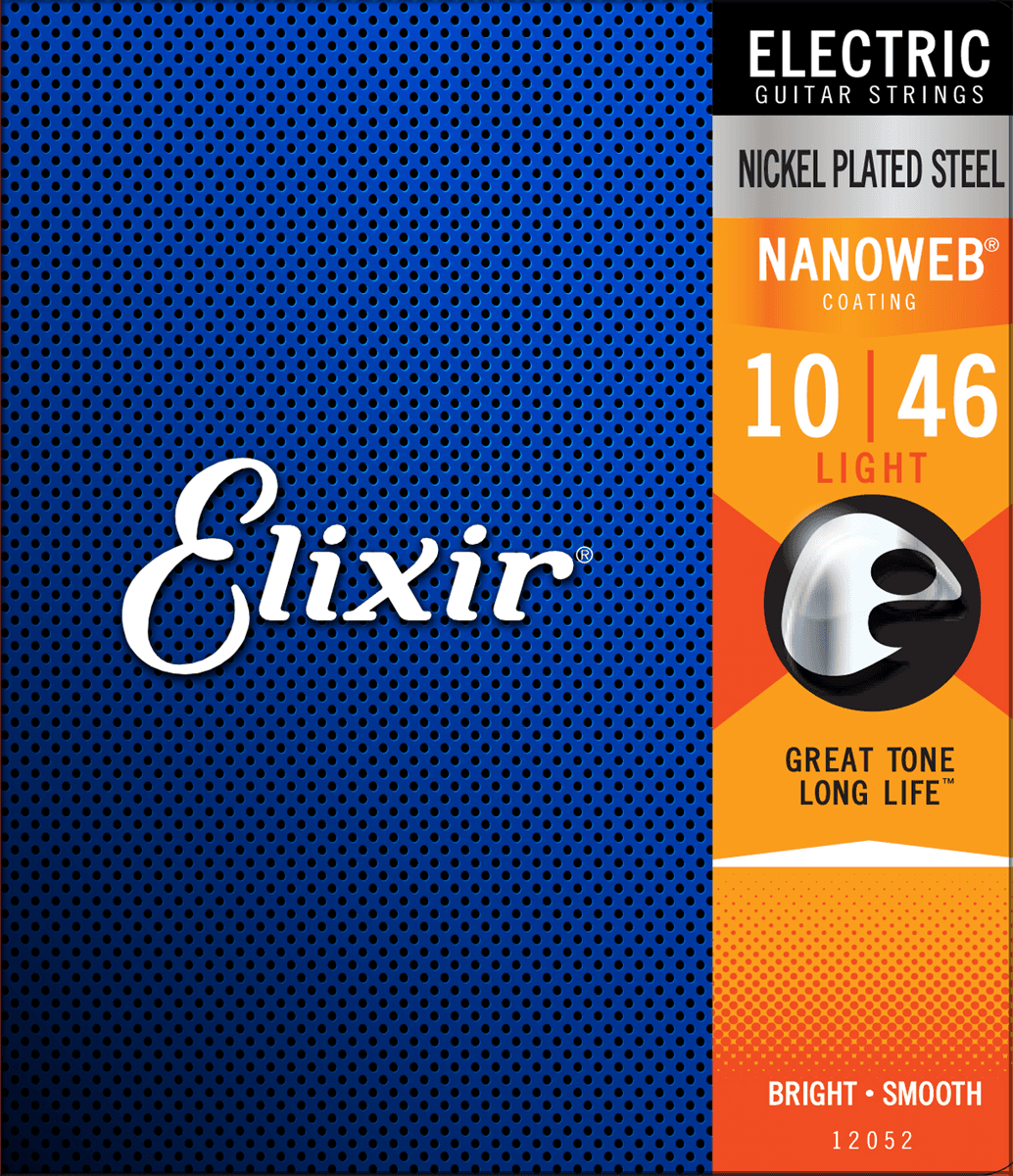 Elixir Nanoweb kitarajousi (Light, 10-46)