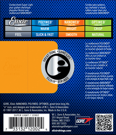 Elixir Nanoweb Kitaran Kielet (Super Light, 09-42)