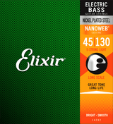 Elixir Nanoweb Nickel Bassojousi (Light, 5c, 45-130)