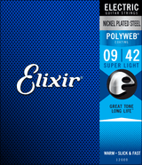 Elixir Polyweb kitarajousi (Super Light, 09-42)