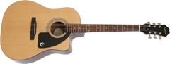 Epiphone AJ-100CE Western Kitarat (Natural)