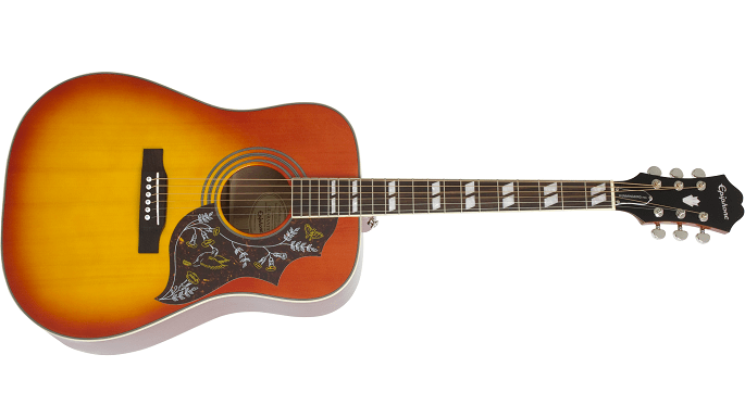 Epiphone Hummingbird Studio Western kitara (Faded Cherry )