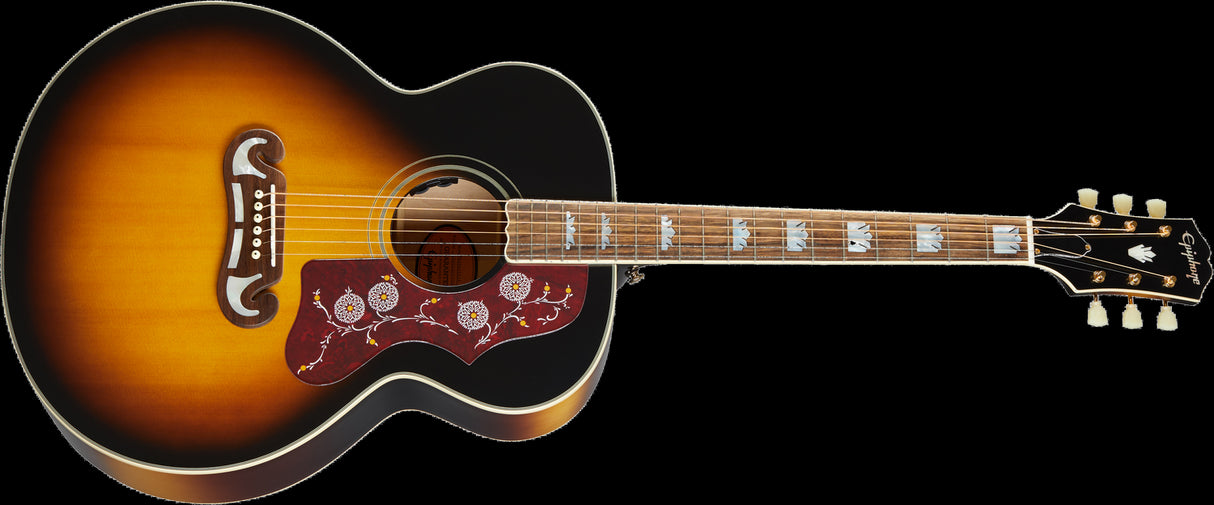 Epiphone J-200 Western kitara (Aged Vintage Sunburst Gloss )