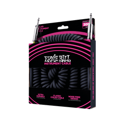 Ernie Ball 6044 Kitarakaapeli (Musta, 9m)