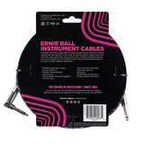 Ernie Ball 6063 kitarakaapeli (musta, punainen, valkoinen, 7.5m)