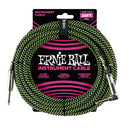Ernie Ball 6066 Kitarakaapeli (Musta, Vihreä, 7,5m)
