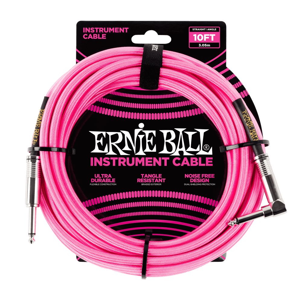 Ernie Ball 6078 Kitarakaapeli (Pinkki, 3m)