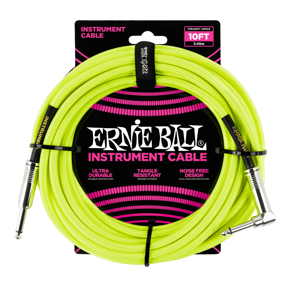 Ernie Ball 6080 Kitarakaapeli (keltainen, 3m)