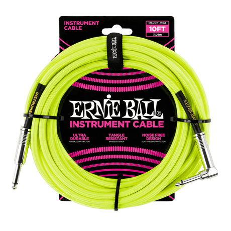 Ernie Ball 6080 Kitarakaapeli (Keltainen, 3m)