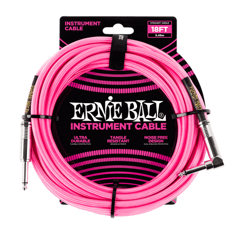Ernie Ball 6083 Kitarakaapeli (Pinkki, 5,4m)